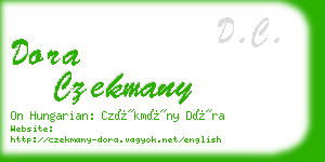 dora czekmany business card